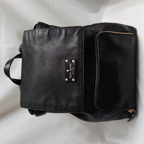 kate spade Handbags - Kate Spade Black Leather backpack